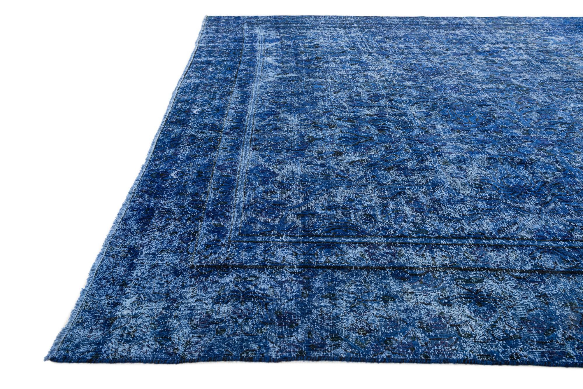 8' 4 x 12' 3 Hand Knotted Ultra Vintage Persian Wool Rug