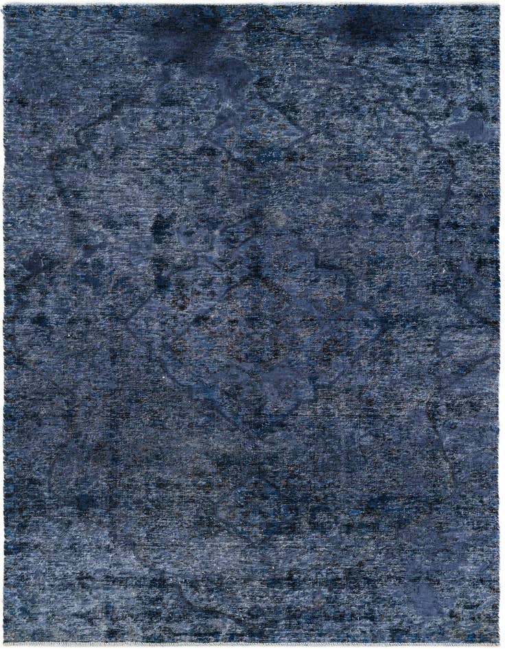 Detail image of 5' 3 x 8' 10 Hand Knotted Ultra Vintage Persian Wool Rug