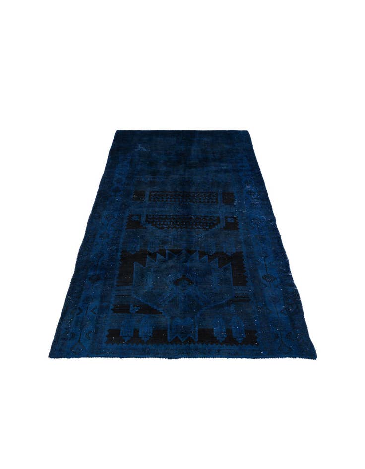 Detail image of 5' 2 x 8' 8 Hand Knotted Ultra Vintage Persian Wool Rug