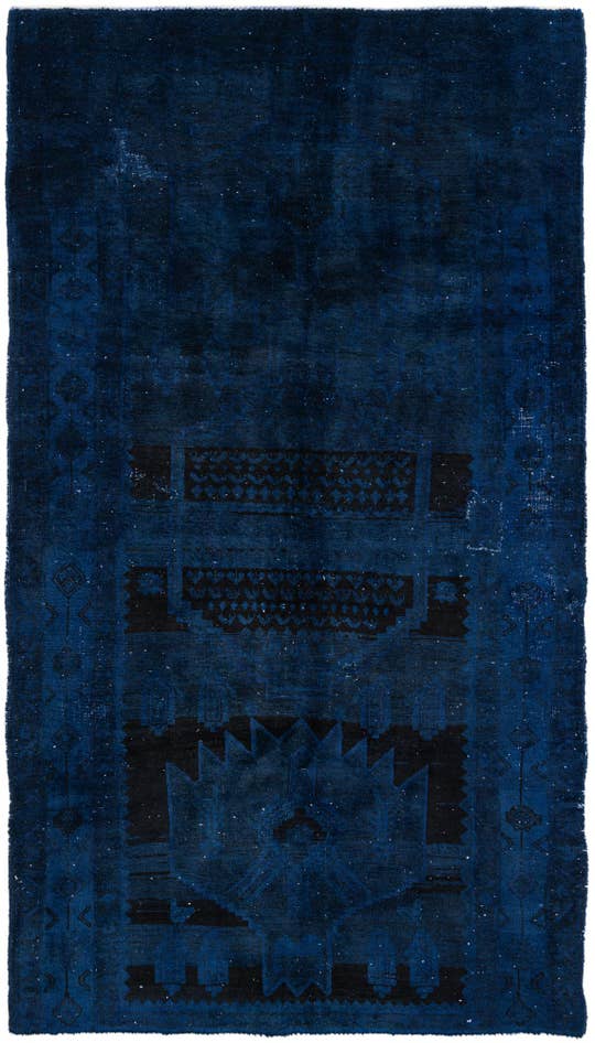 Detail image of 5' 2 x 8' 8 Hand Knotted Ultra Vintage Persian Wool Rug