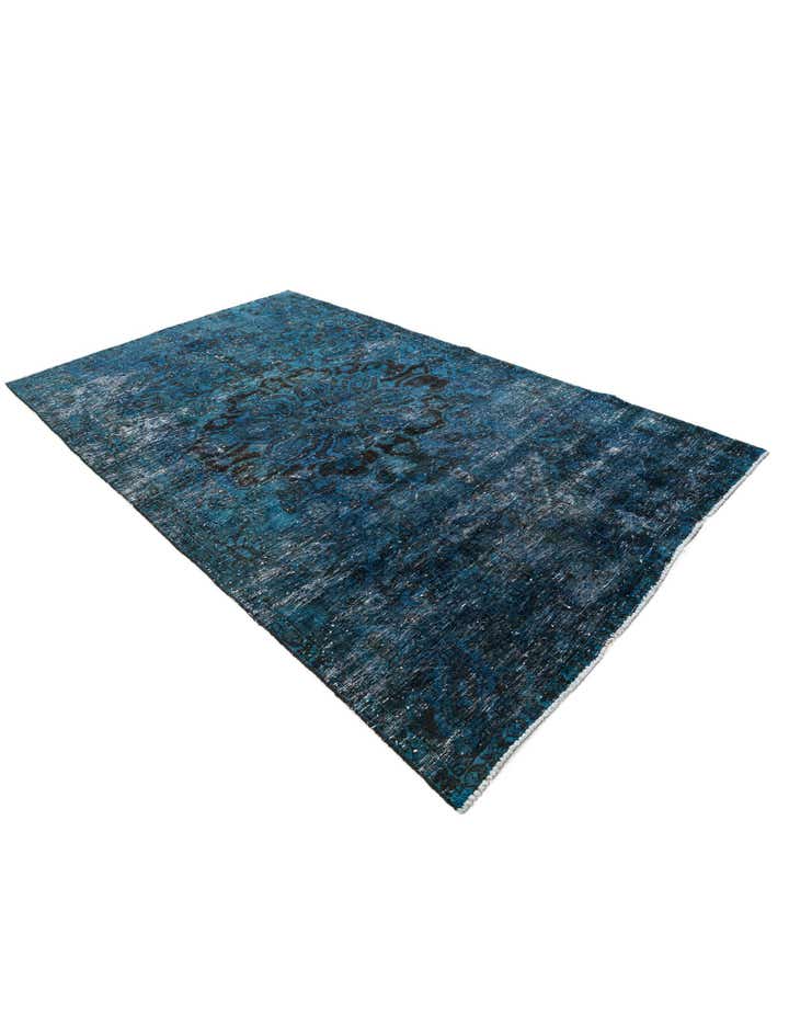 5' 6 x 8' 10 Hand Knotted Ultra Vintage Persian Wool Rug