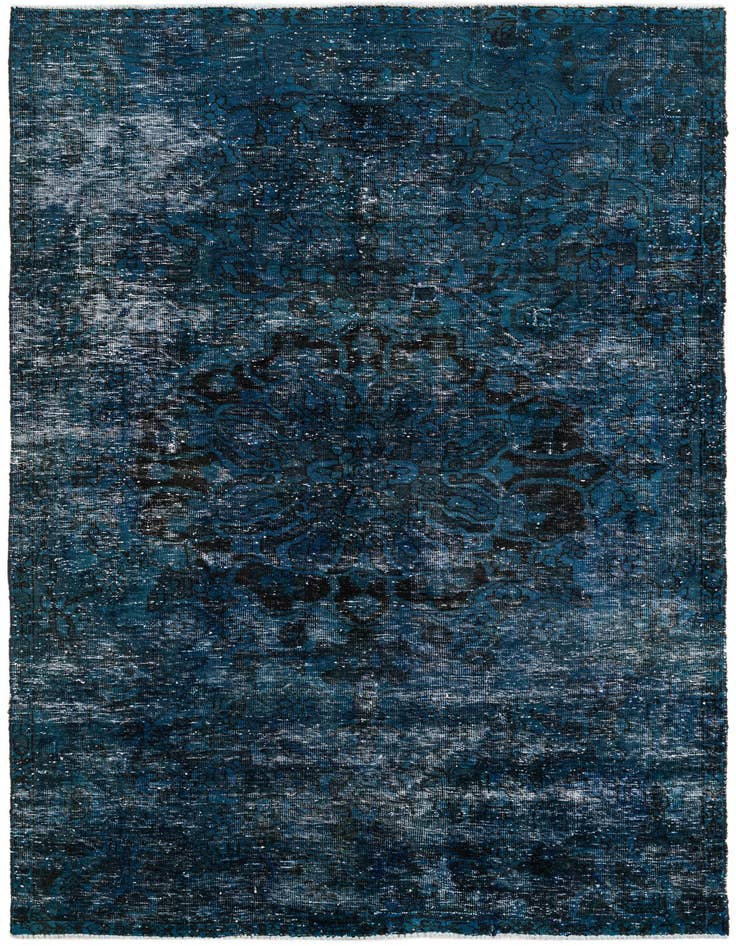 Detail image of 5' 6 x 8' 10 Hand Knotted Ultra Vintage Persian Wool Rug