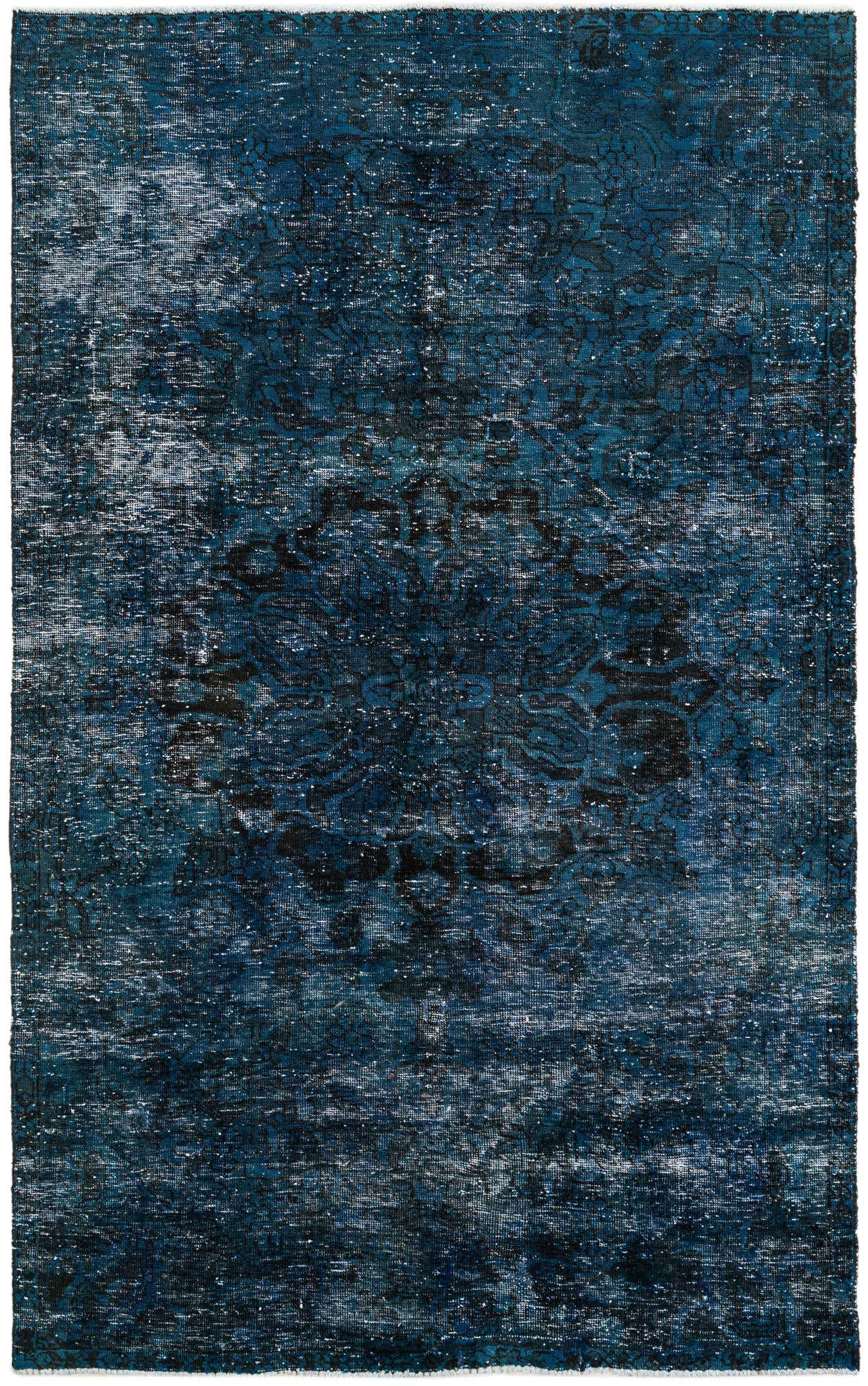 5' 6 x 8' 10 Hand Knotted Ultra Vintage Persian Wool Rug
