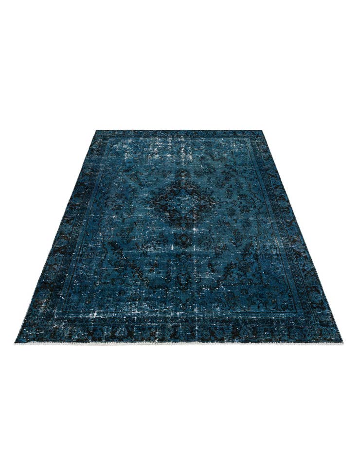 Detail image of 6' 7 x 8' 10  Hand Knotted Ultra Vintage Persian Wool Rug