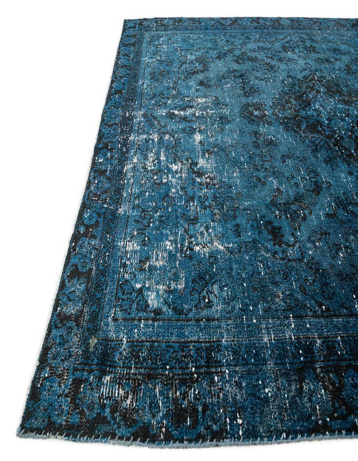 Detail image of 6' 7 x 8' 10  Hand Knotted Ultra Vintage Persian Wool Rug