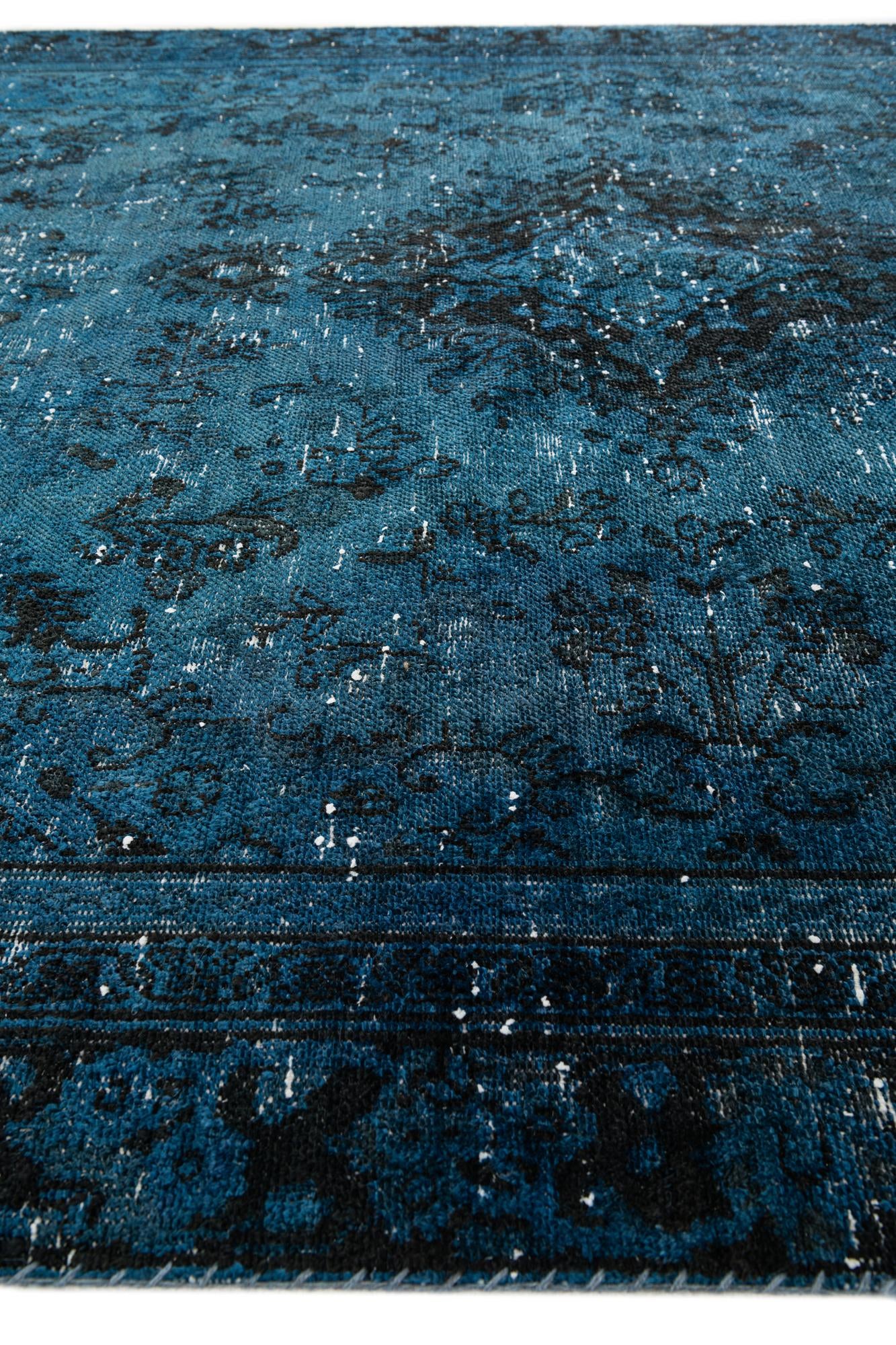6' 7 x 8' 10 Hand Knotted Ultra Vintage Persian Wool Rug