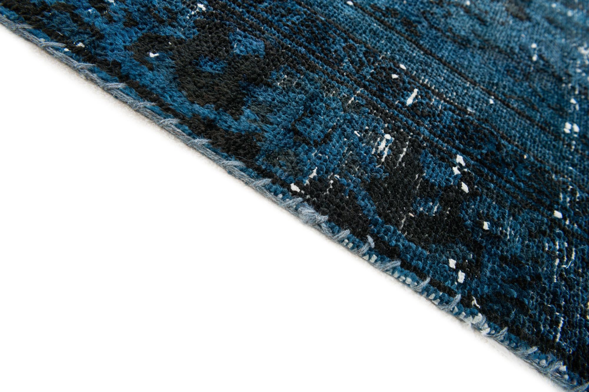 6' 7 x 8' 10 Hand Knotted Ultra Vintage Persian Wool Rug