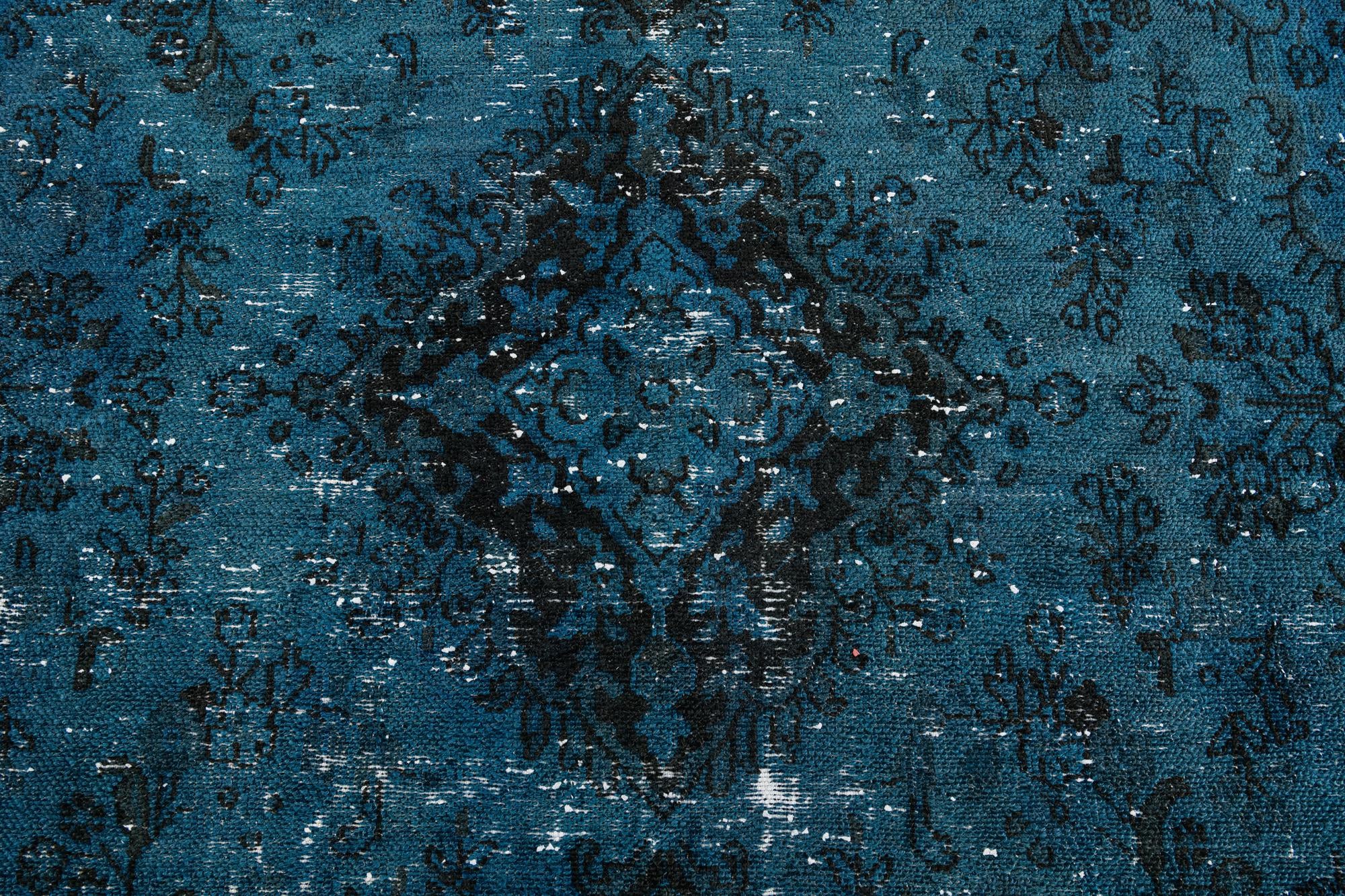 6' 7 x 8' 10 Hand Knotted Ultra Vintage Persian Wool Rug