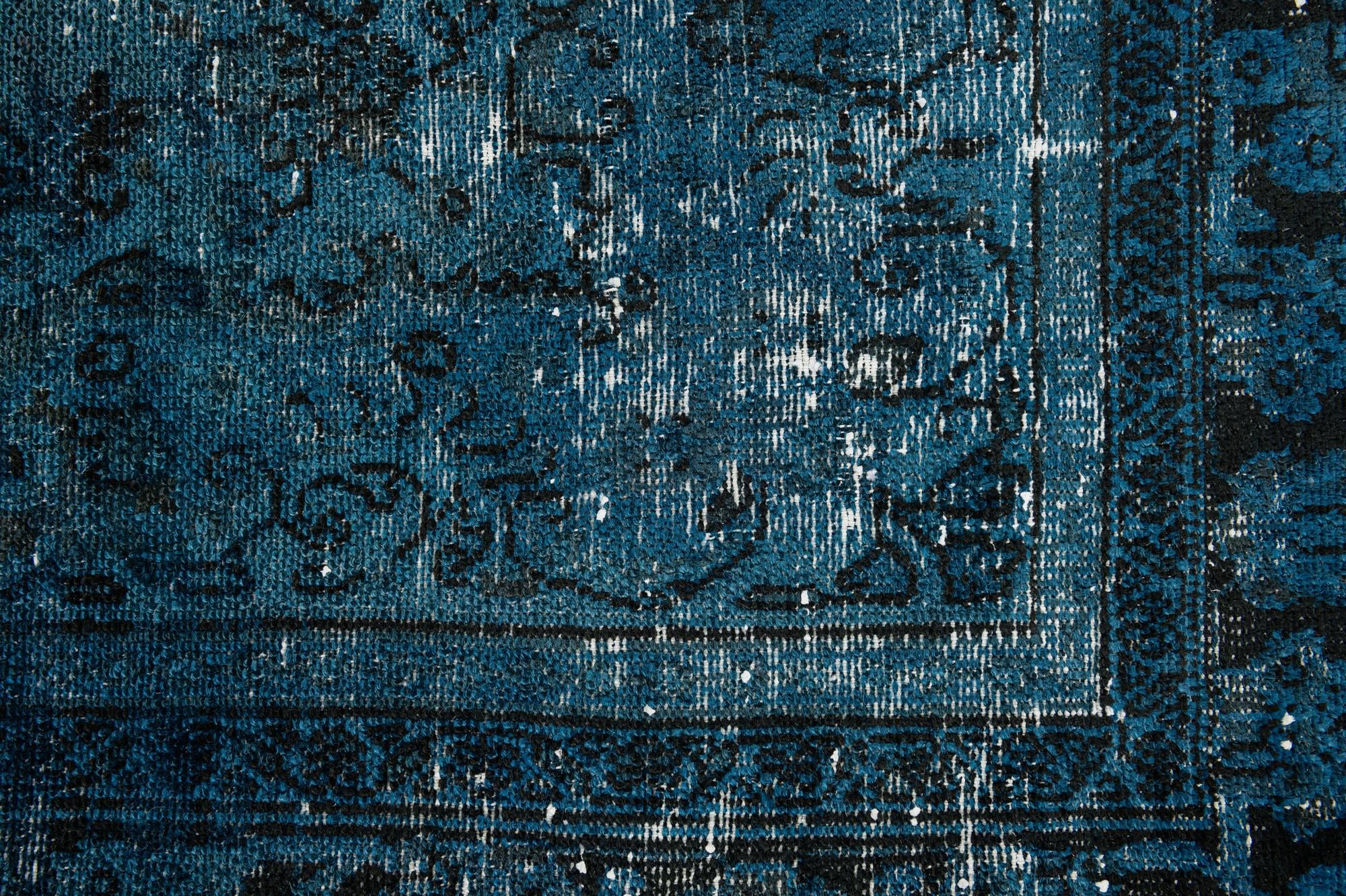 6' 7 x 8' 10 Hand Knotted Ultra Vintage Persian Wool Rug