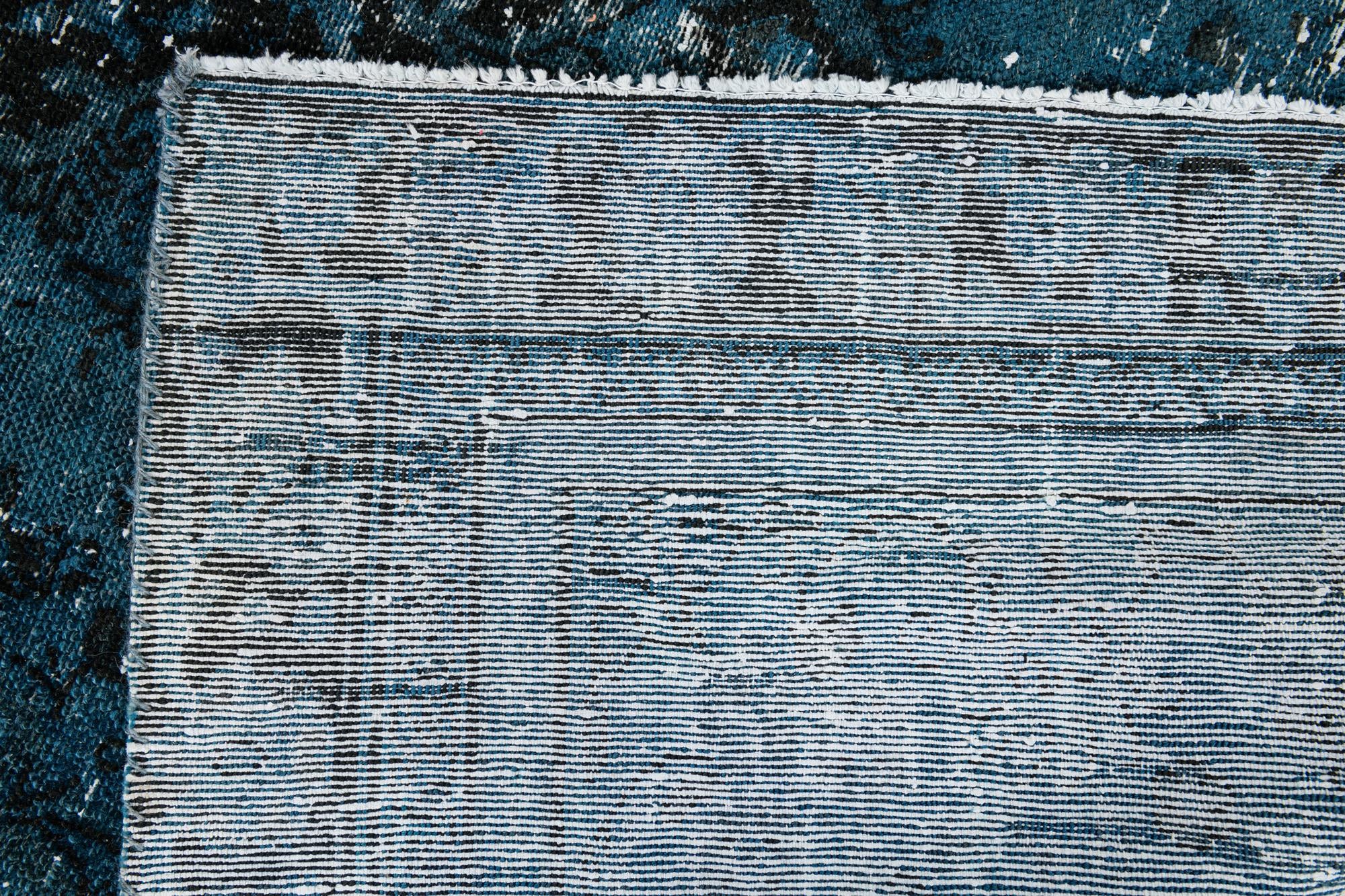 6' 7 x 8' 10 Hand Knotted Ultra Vintage Persian Wool Rug