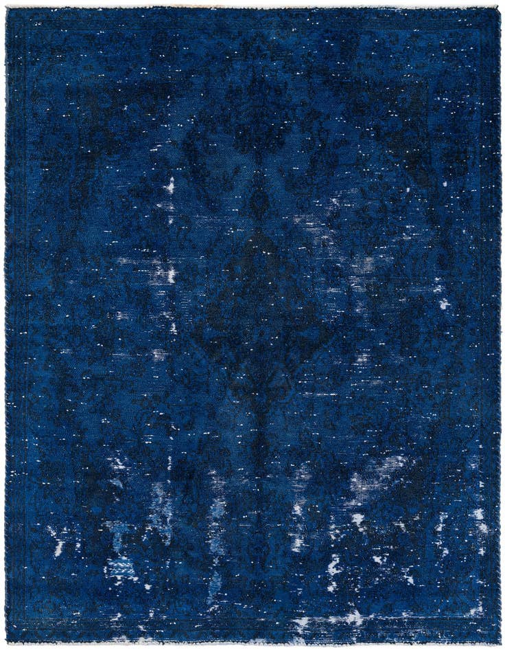 Detail image of 5' 5 x 8' Hand Knotted Ultra Vintage Persian Wool Rug
