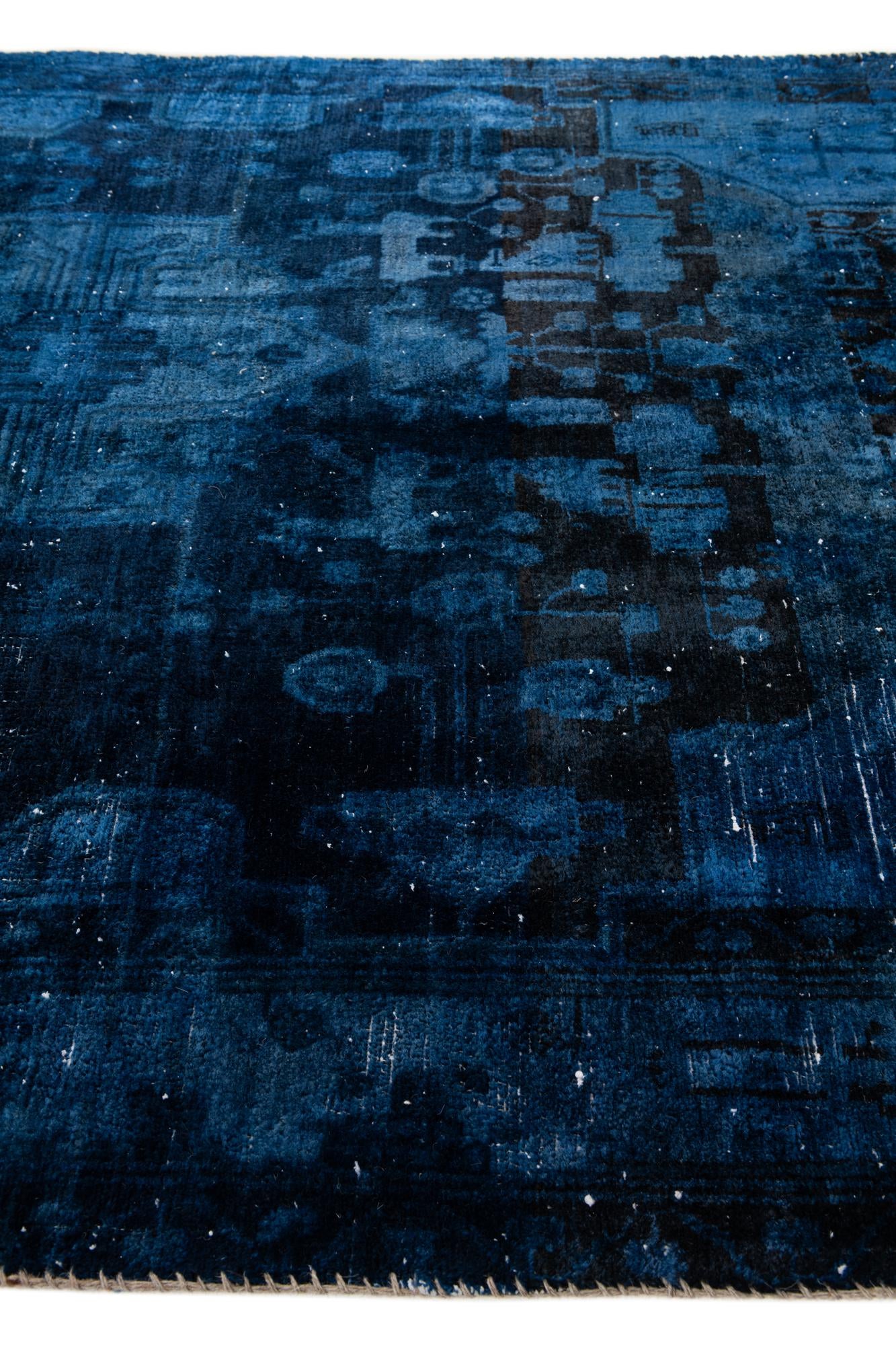 5' 1 x 7' 2 Hand Knotted Ultra Vintage Persian Wool Rug