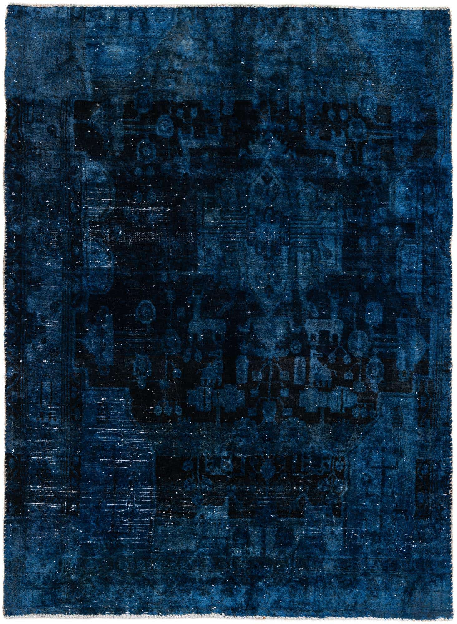 5' 1 x 7' 2 Hand Knotted Ultra Vintage Persian Wool Rug