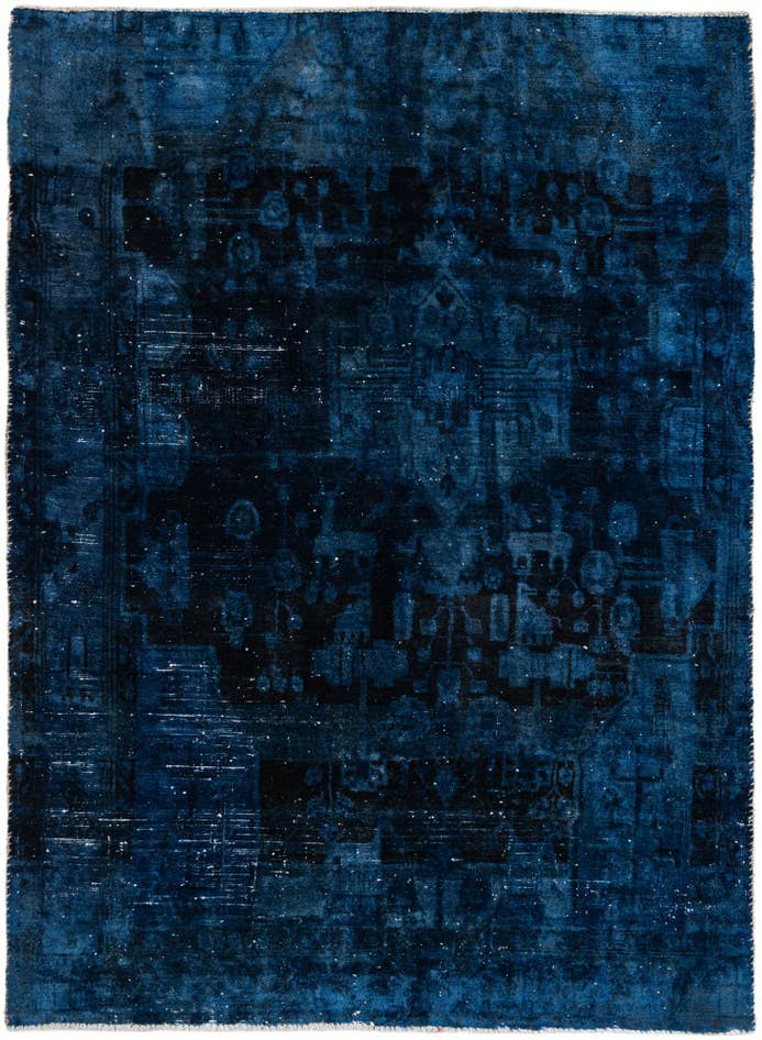 Detail image of 5' 1 x 7' 2 Hand Knotted Ultra Vintage Persian Wool Rug