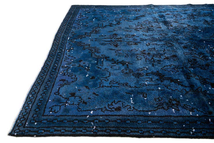 Detail image of 5' 2 x 8' 6 Hand Knotted Ultra Vintage Persian Wool Rug