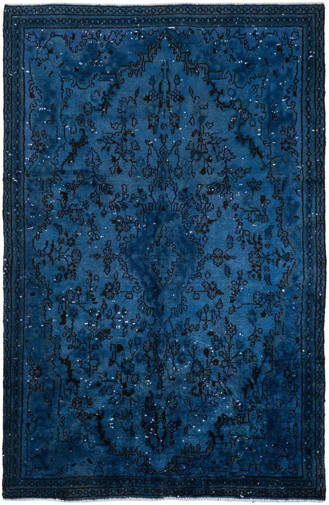 5' 2 x 8' 6 Hand Knotted Ultra Vintage Persian Wool Rug