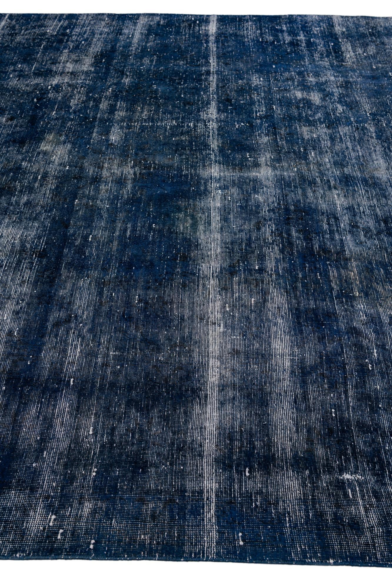 7' 3 x 13' 1 Hand Knotted Ultra Vintage Persian Wool Rug