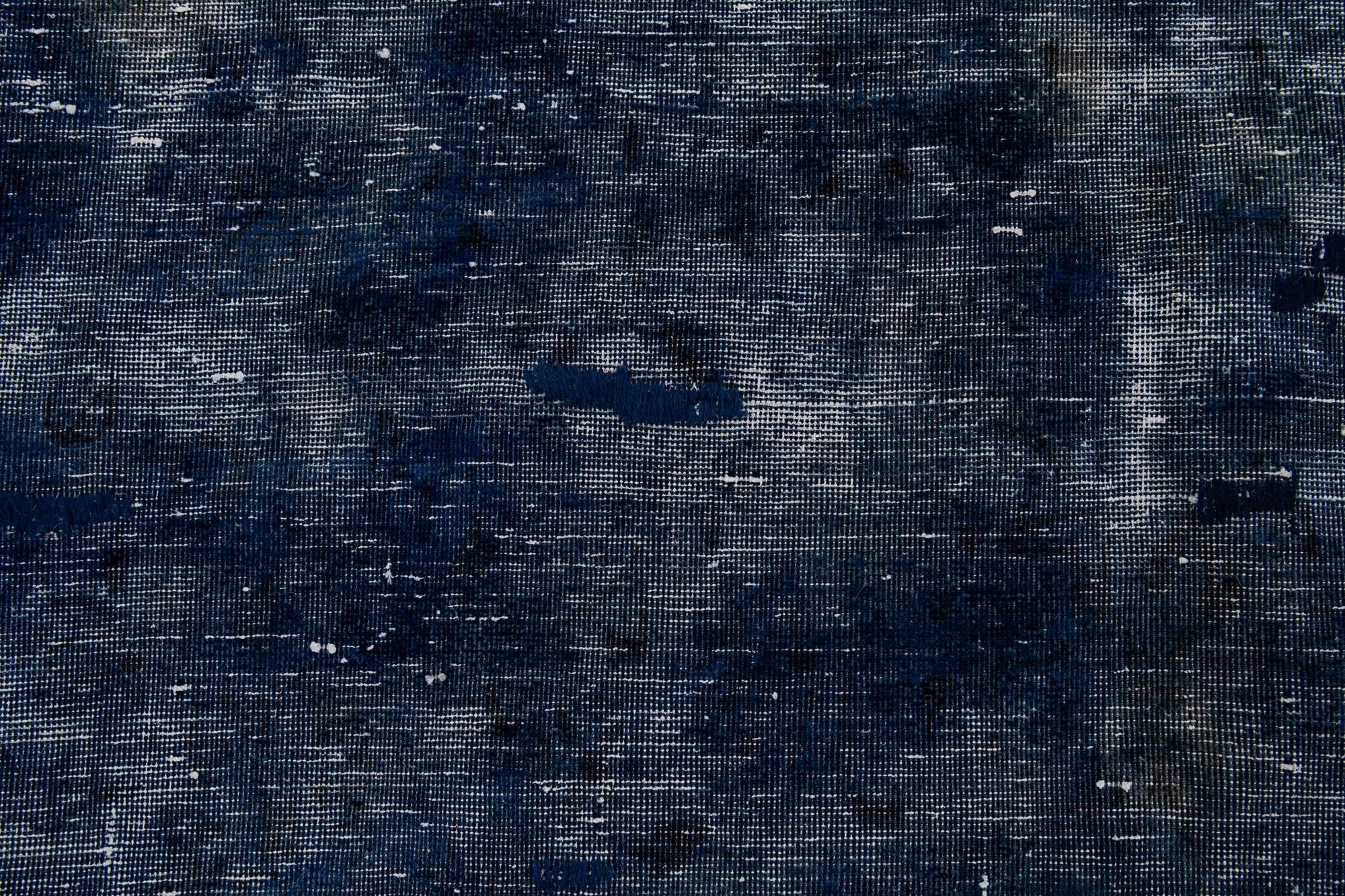 7' 3 x 13' 1 Hand Knotted Ultra Vintage Persian Wool Rug