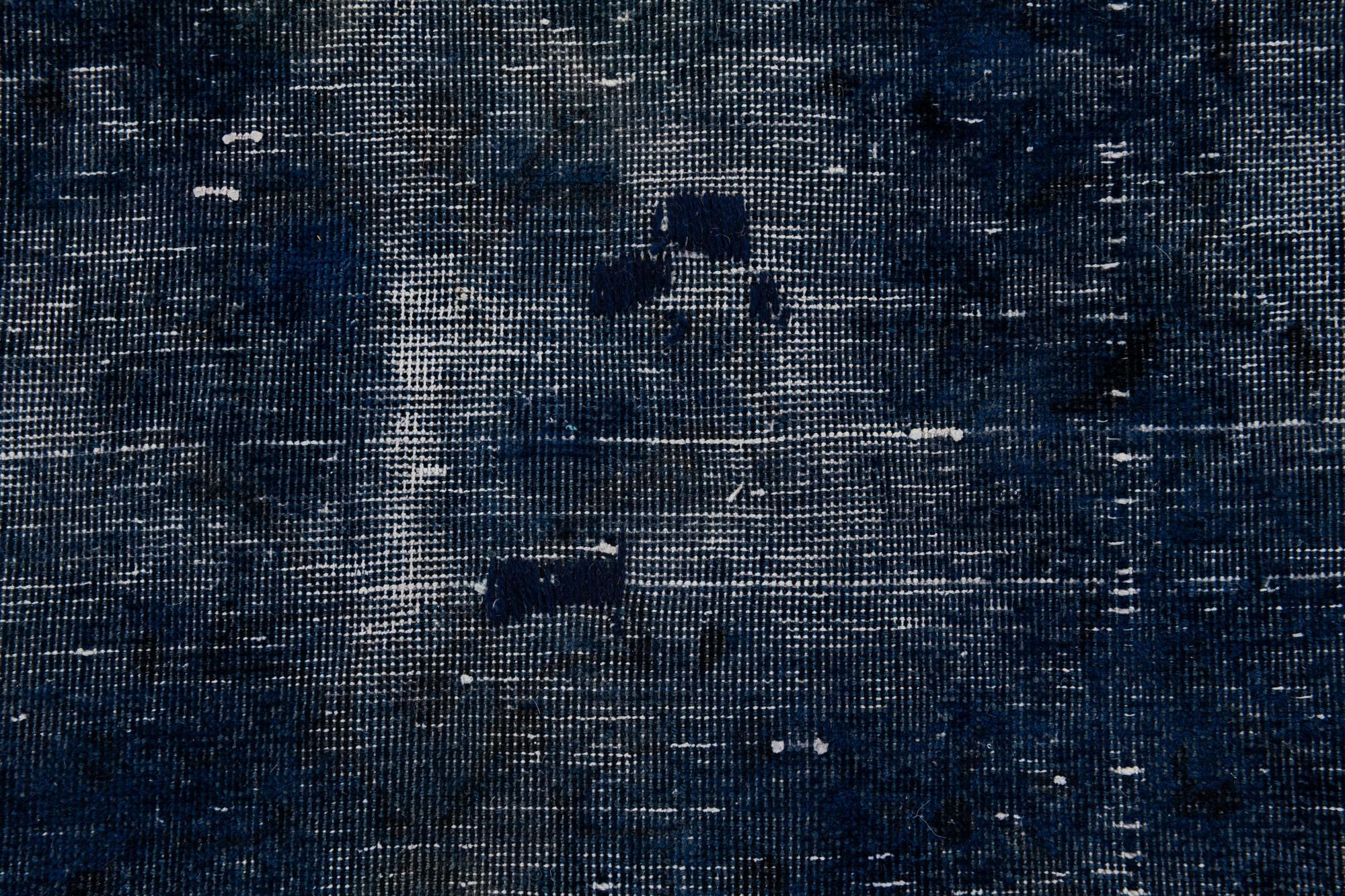 7' 3 x 13' 1 Hand Knotted Ultra Vintage Persian Wool Rug