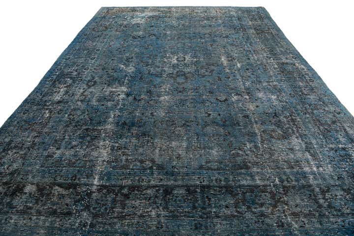 10' x 14' Hand Knotted Ultra Vintage Persian Wool Rug