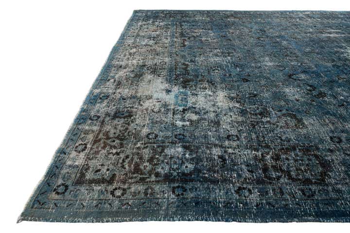 10' x 14' Hand Knotted Ultra Vintage Persian Wool Rug