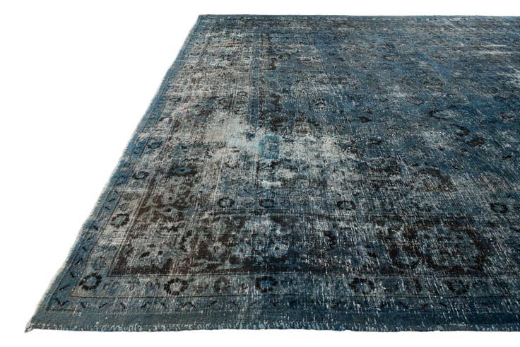 Detail image of 10' x 14' Hand Knotted Ultra Vintage Persian Wool Rug