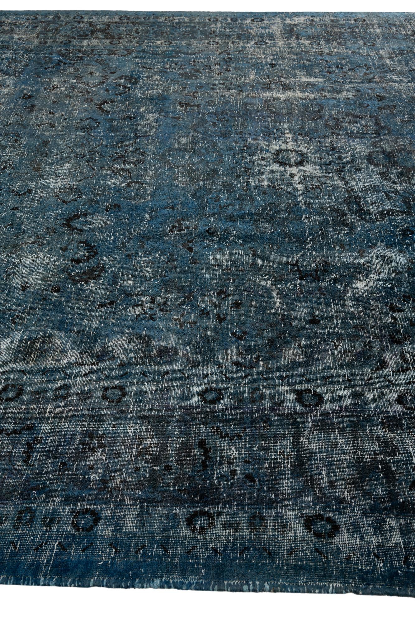 10' x 14' Hand Knotted Ultra Vintage Persian Wool Rug
