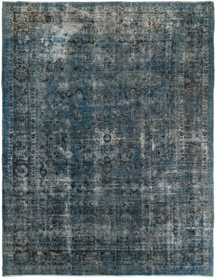 Detail image of 10' x 14' Hand Knotted Ultra Vintage Persian Wool Rug