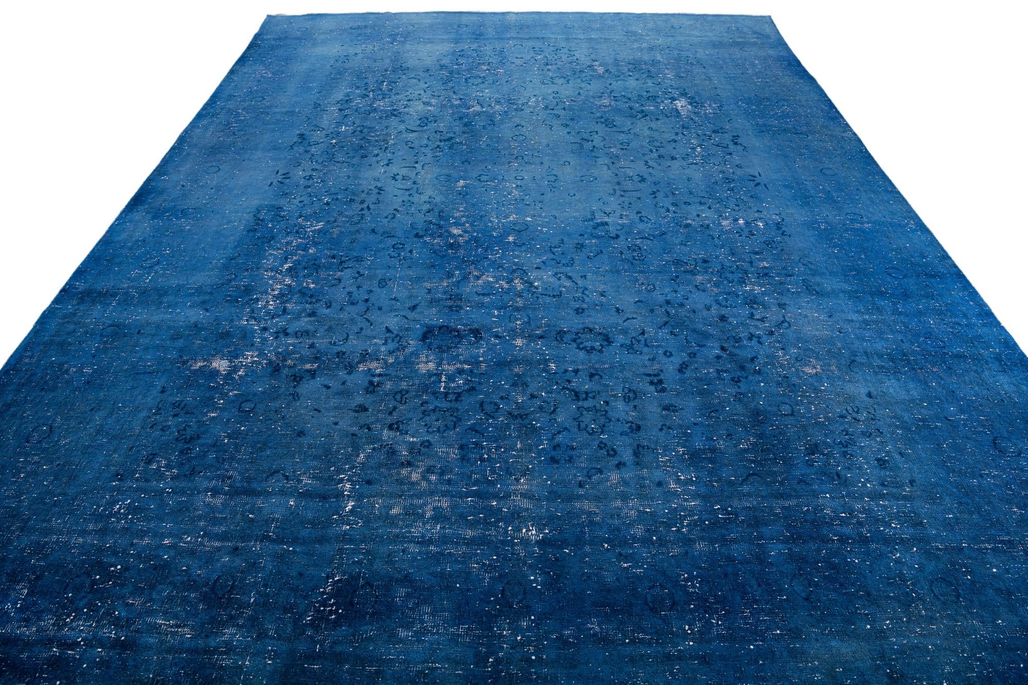 9' 1 x 12' 4 Hand Knotted Ultra Vintage Persian Wool Rug