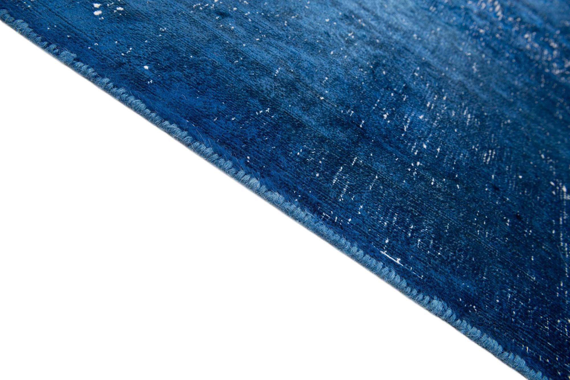 9' 1 x 12' 4 Hand Knotted Ultra Vintage Persian Wool Rug