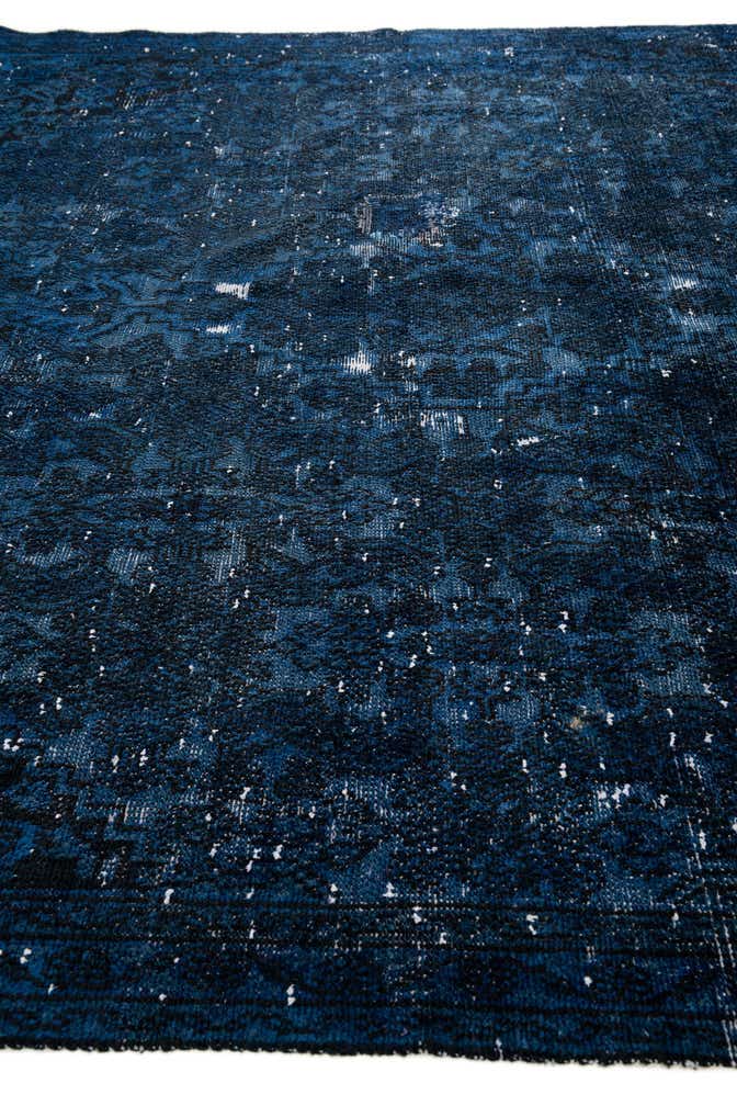 7' x 9' 9 Hand Knotted Ultra Vintage Persian Wool Rug