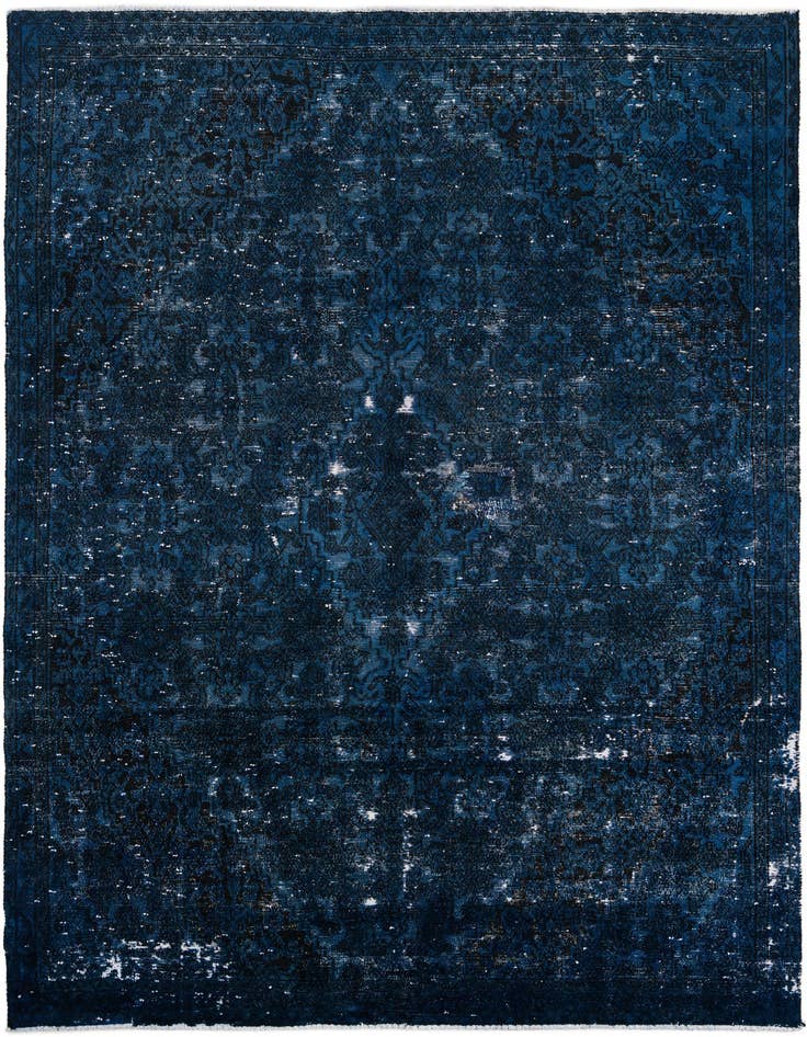 Detail image of 7' x 9' 9 Hand Knotted Ultra Vintage Persian Wool Rug
