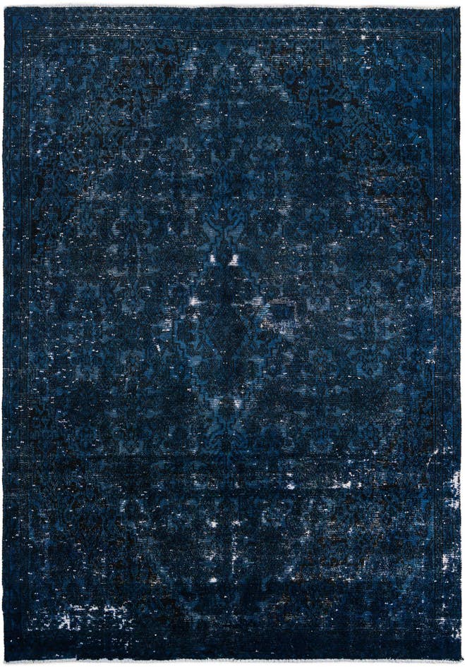 Detail image of 7' x 9' 9 Hand Knotted Ultra Vintage Persian Wool Rug