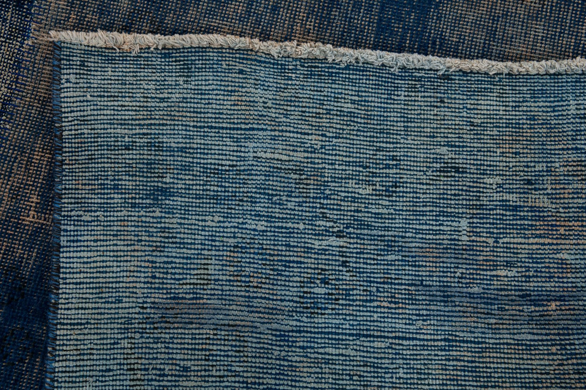 6' 3 x 9' 2 Hand Knotted Ultra Vintage Persian Wool Rug