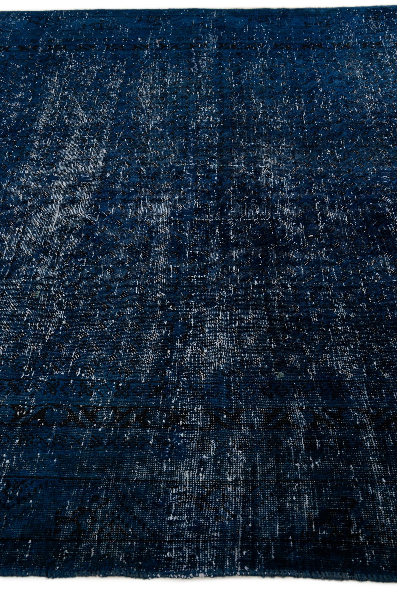 6' 6 x 9' 8 Hand Knotted Ultra Vintage Persian Wool Rug