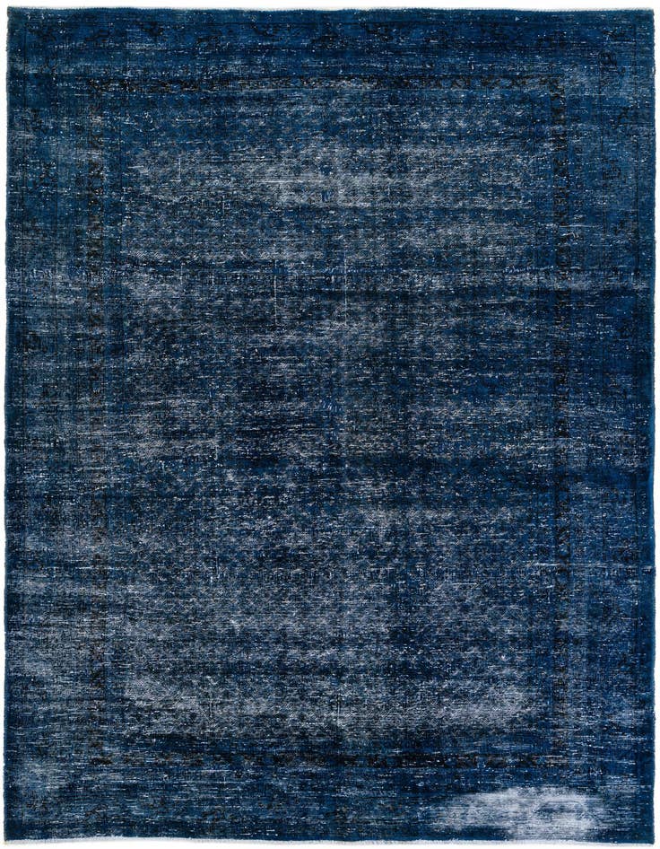 Detail image of 6' 6 x 9' 8 Hand Knotted Ultra Vintage Persian Wool Rug