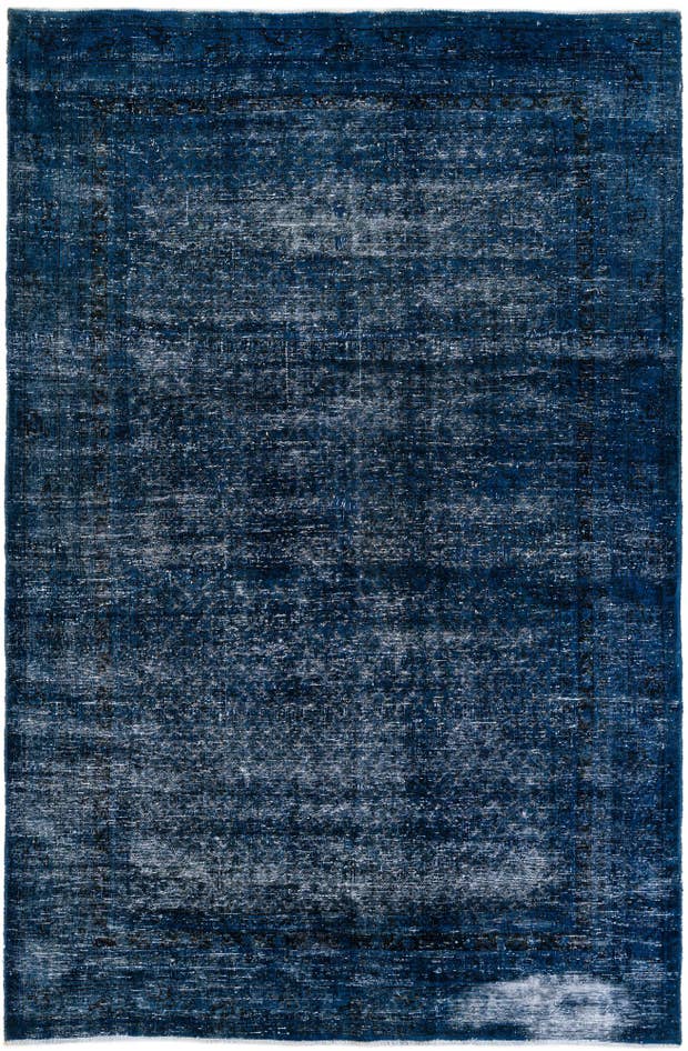 Detail image of 6' 6 x 9' 8 Hand Knotted Ultra Vintage Persian Wool Rug