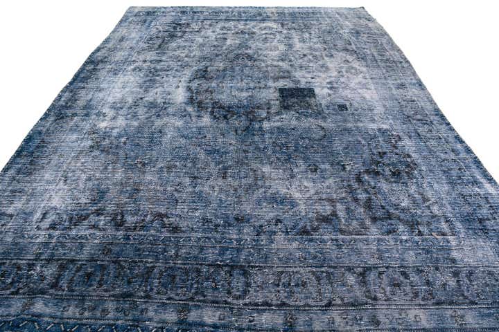 9' 5 x 12' 5 Hand Knotted Ultra Vintage Persian Wool Rug