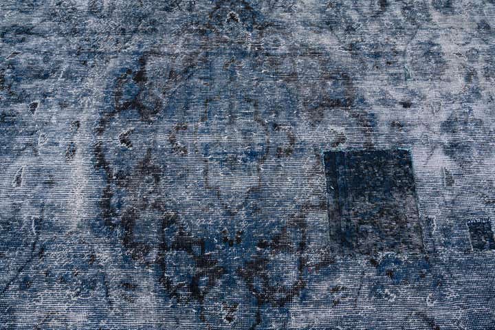 9' 5 x 12' 5 Hand Knotted Ultra Vintage Persian Wool Rug