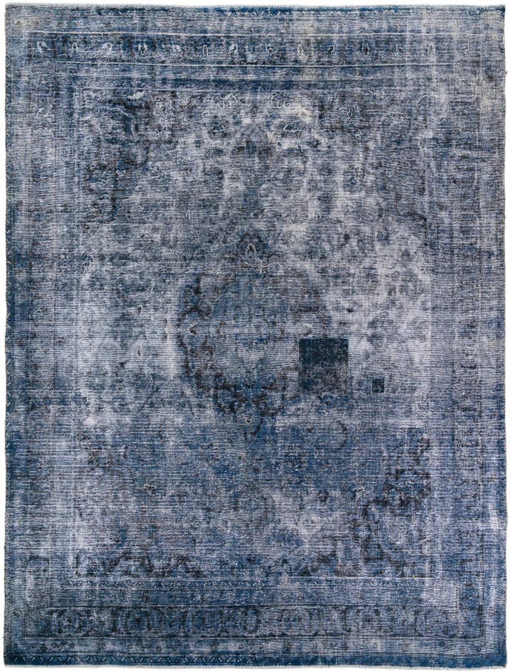 Detail image of 9' 5 x 12' 5 Hand Knotted Ultra Vintage Persian Wool Rug