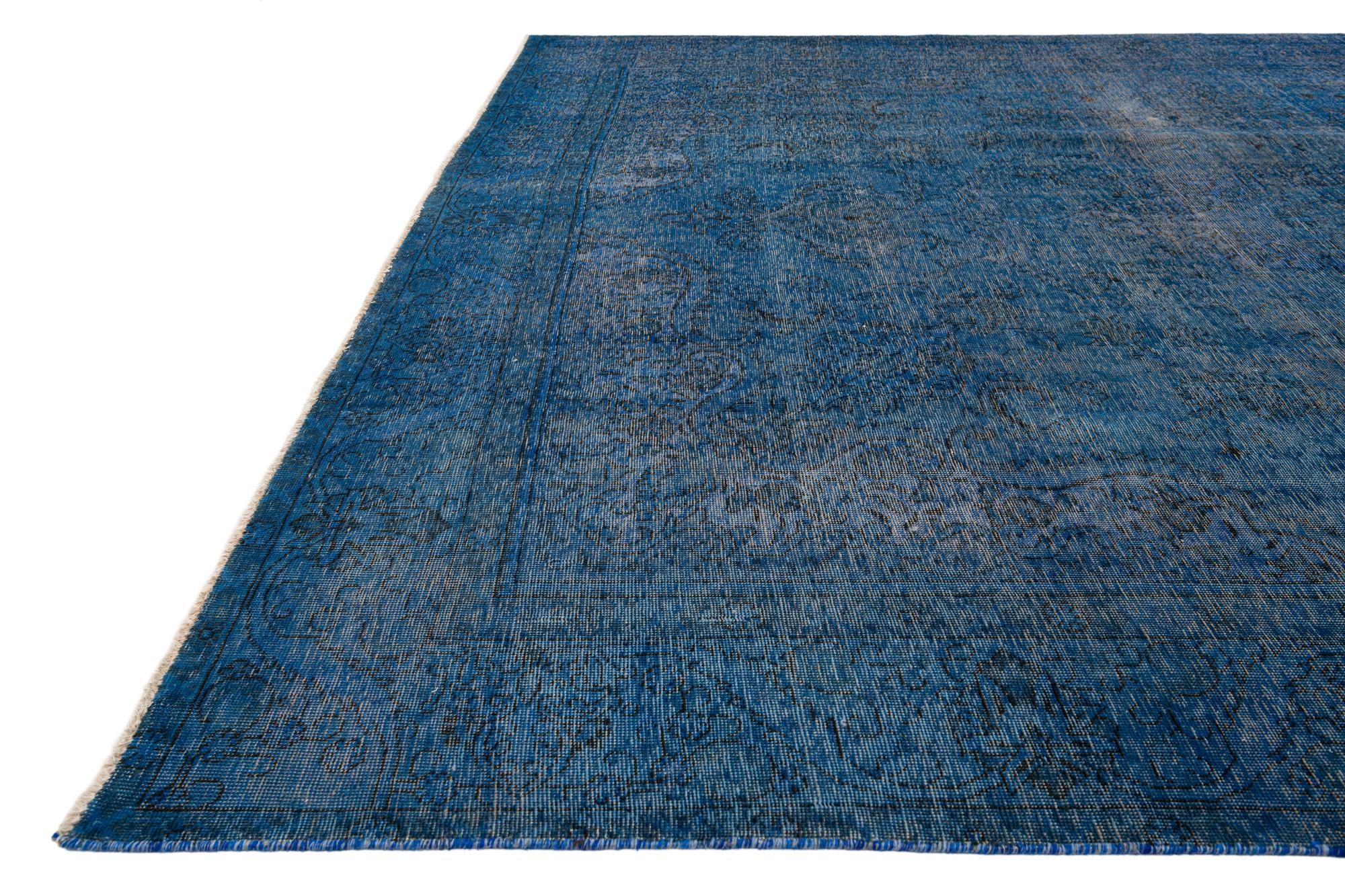 9' 10 x 12' 10 Hand Knotted Ultra Vintage Persian Wool Rug