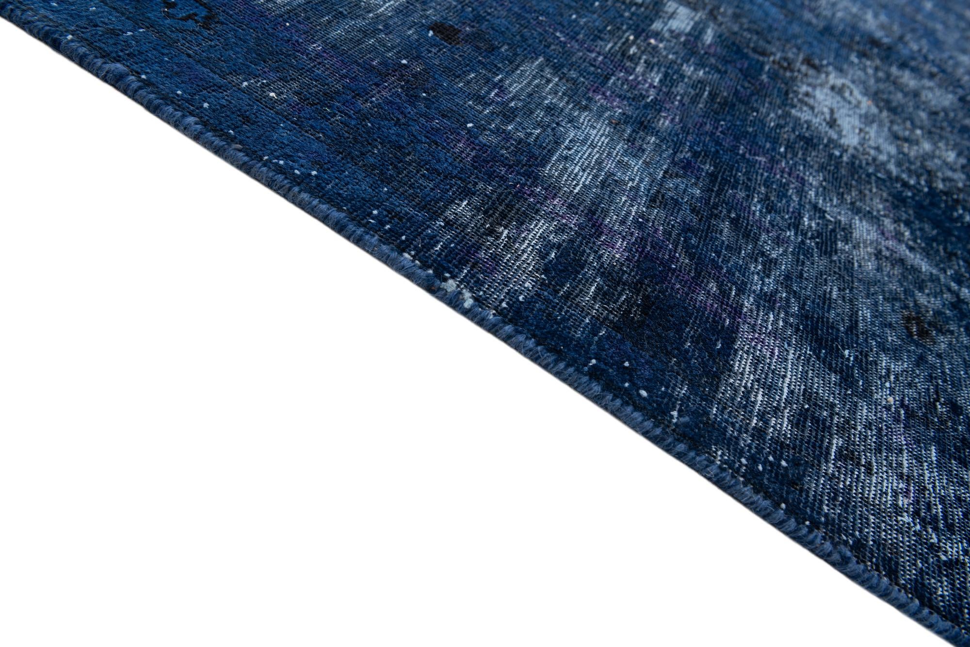 9' 5 x 12' 7 Hand Knotted Ultra Vintage Persian Wool Rug