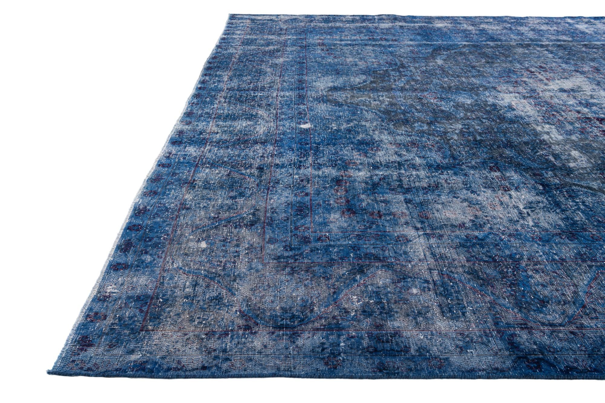 9' 7 x 12' 4 Hand Knotted Ultra Vintage Persian Wool Rug