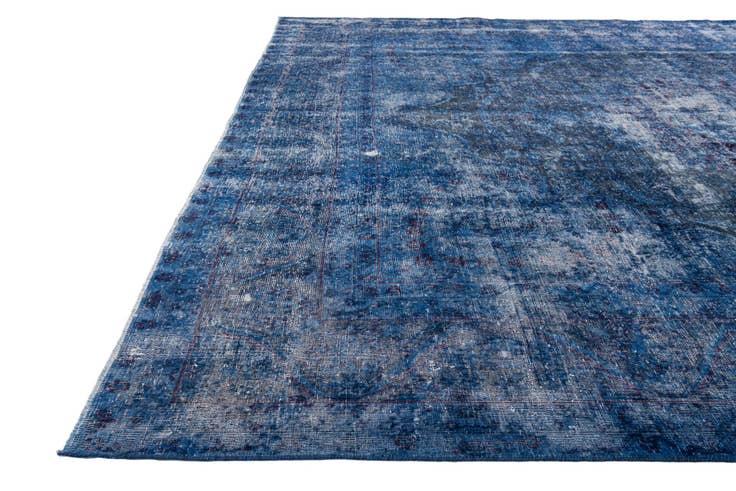 Detail image of 9' 7 x 12' 4 Hand Knotted Ultra Vintage Persian Wool Rug