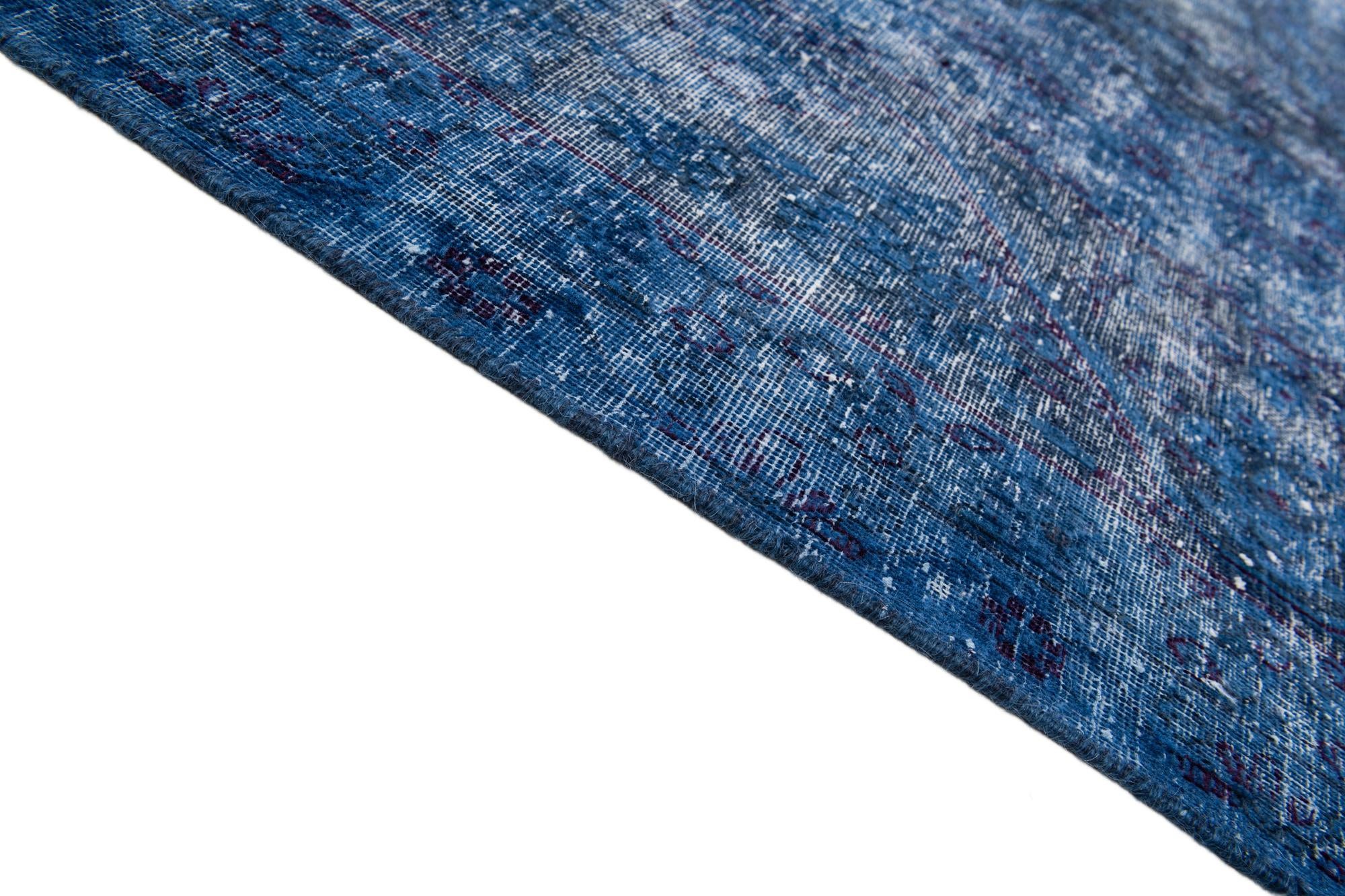 9' 7 x 12' 4 Hand Knotted Ultra Vintage Persian Wool Rug