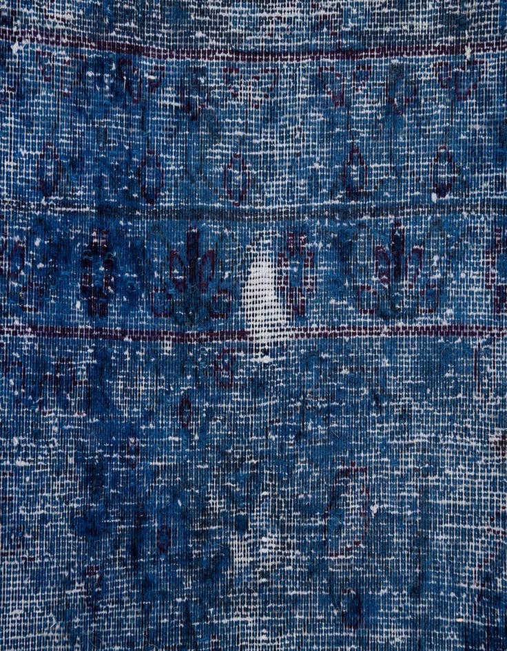 Detail image of 9' 7 x 12' 4  Hand Knotted Ultra Vintage Persian Wool Rug