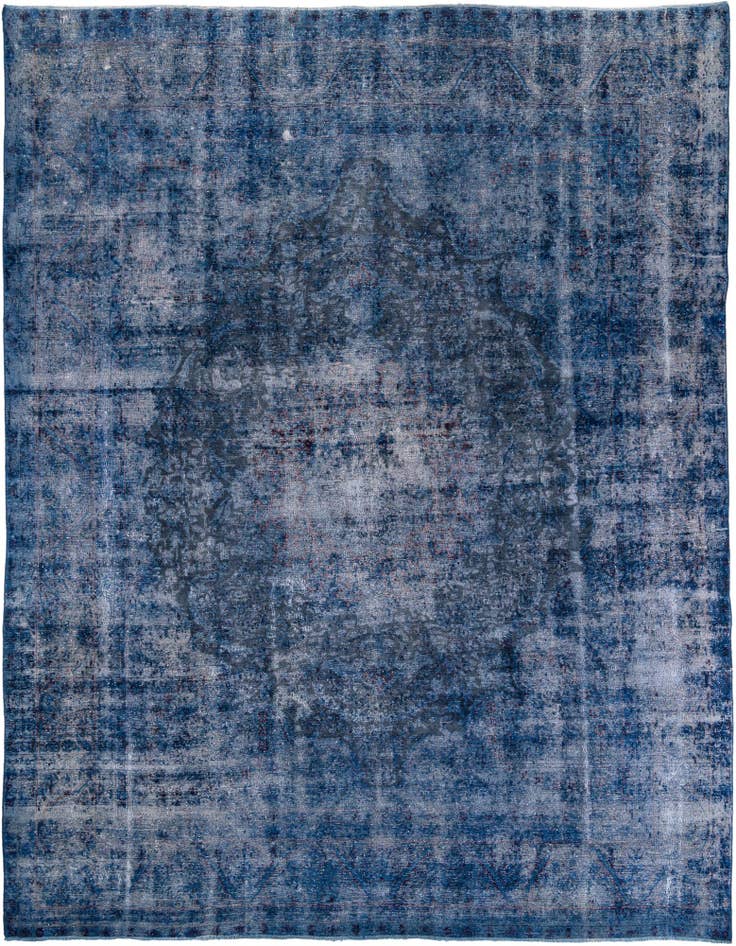 Detail image of 9' 7 x 12' 4 Hand Knotted Ultra Vintage Persian Wool Rug