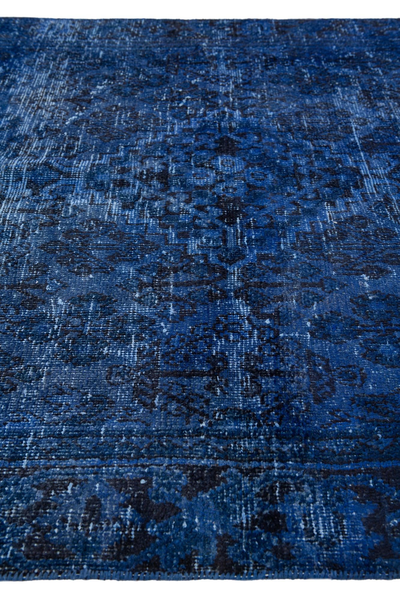 4' x 6' 5 Hand Knotted Ultra Vintage Persian Wool Rug