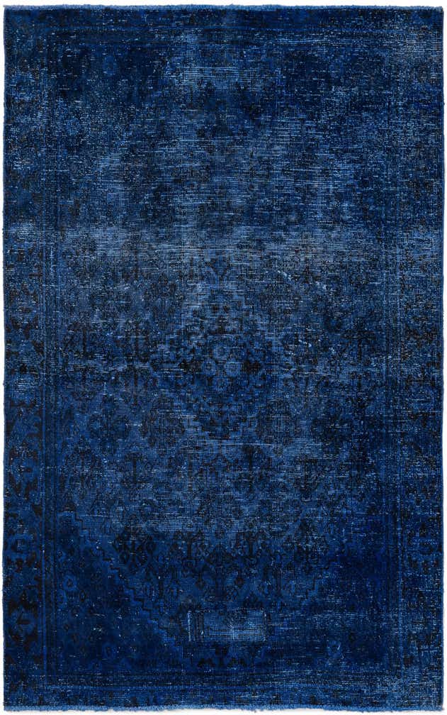 4' x 6' 5 Hand Knotted Ultra Vintage Persian Wool Rug