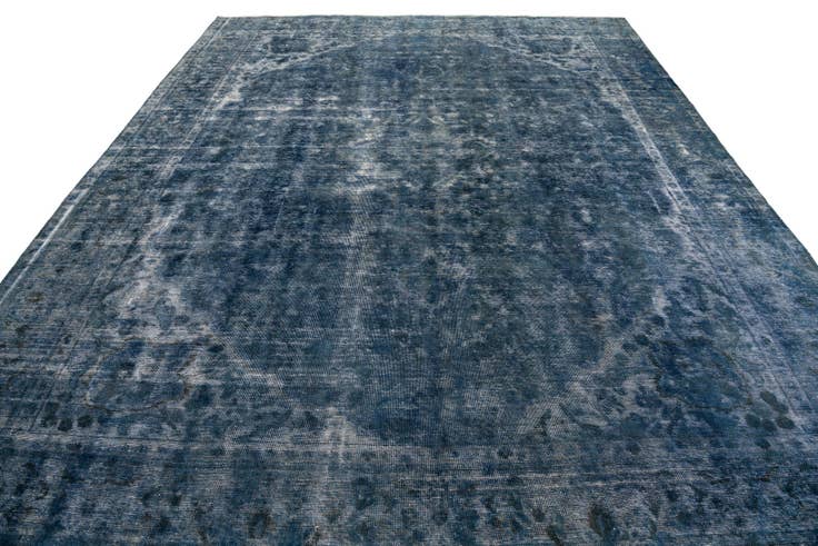 Detail image of 9' 5 x 11' 9 Hand Knotted Ultra Vintage Persian Wool Rug